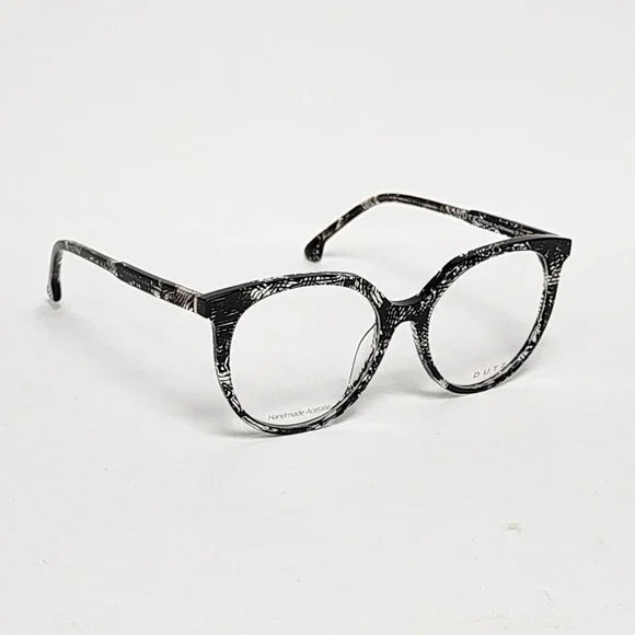 DUTZ DZ2330 Women's Square Glasses in Clear / Black Scribble | 51mm - Picture 3 of 11